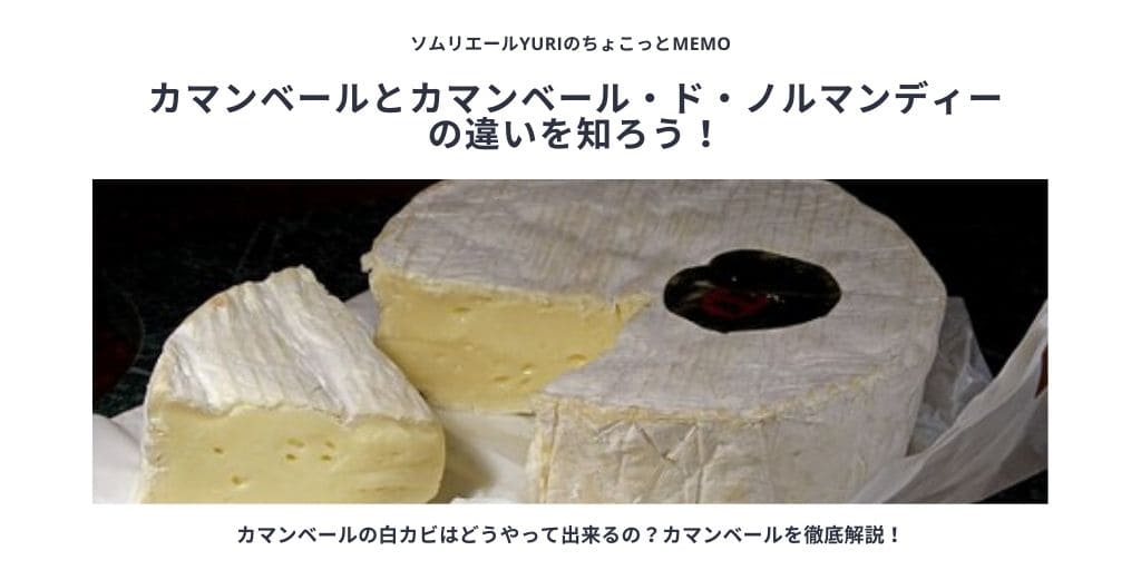 カマンベールチーズの白カビは どうやって出来るの カマンベールとカマンベール ド ノルマンディーの違いを知ろう ソムリエールyuriのちょこっとmemo