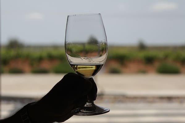 白ワインのグラス